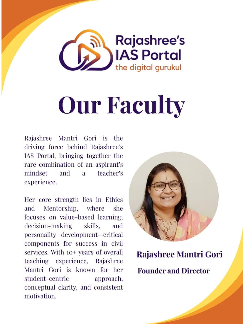 Prof. Rajashree Faculty Card