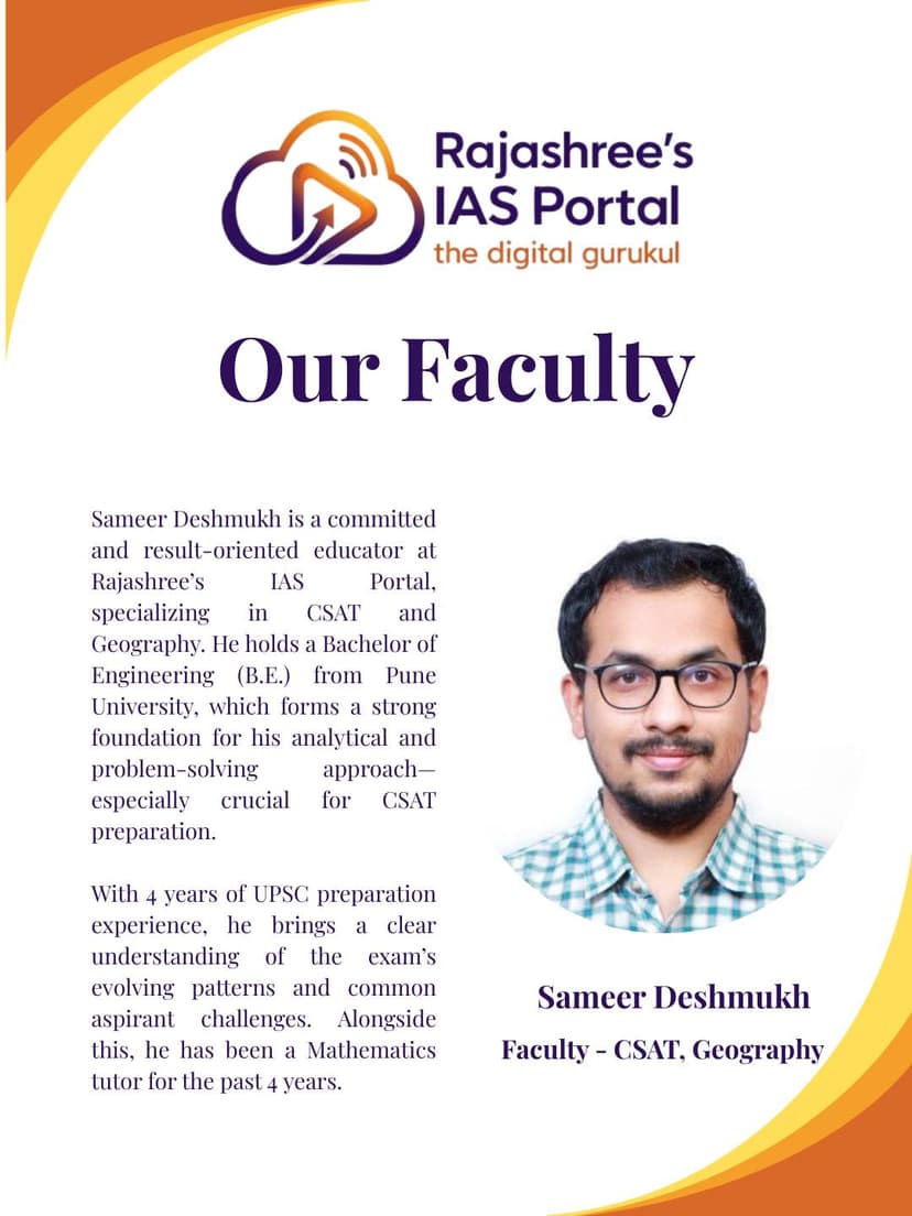 Prof. Sameer Faculty Card